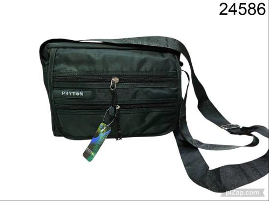 Imagen de MORRAL SOLAPA C/CIERRES 19X24X8 CM PEYTON 2.26